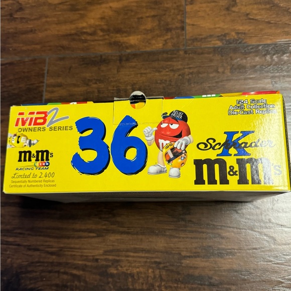 NASCAR #36 Ken Schrader M&M 2002 Pontiac Grand Prix 1 Of 2400 Diecast 1:24 Rare - Picture 14 of 16